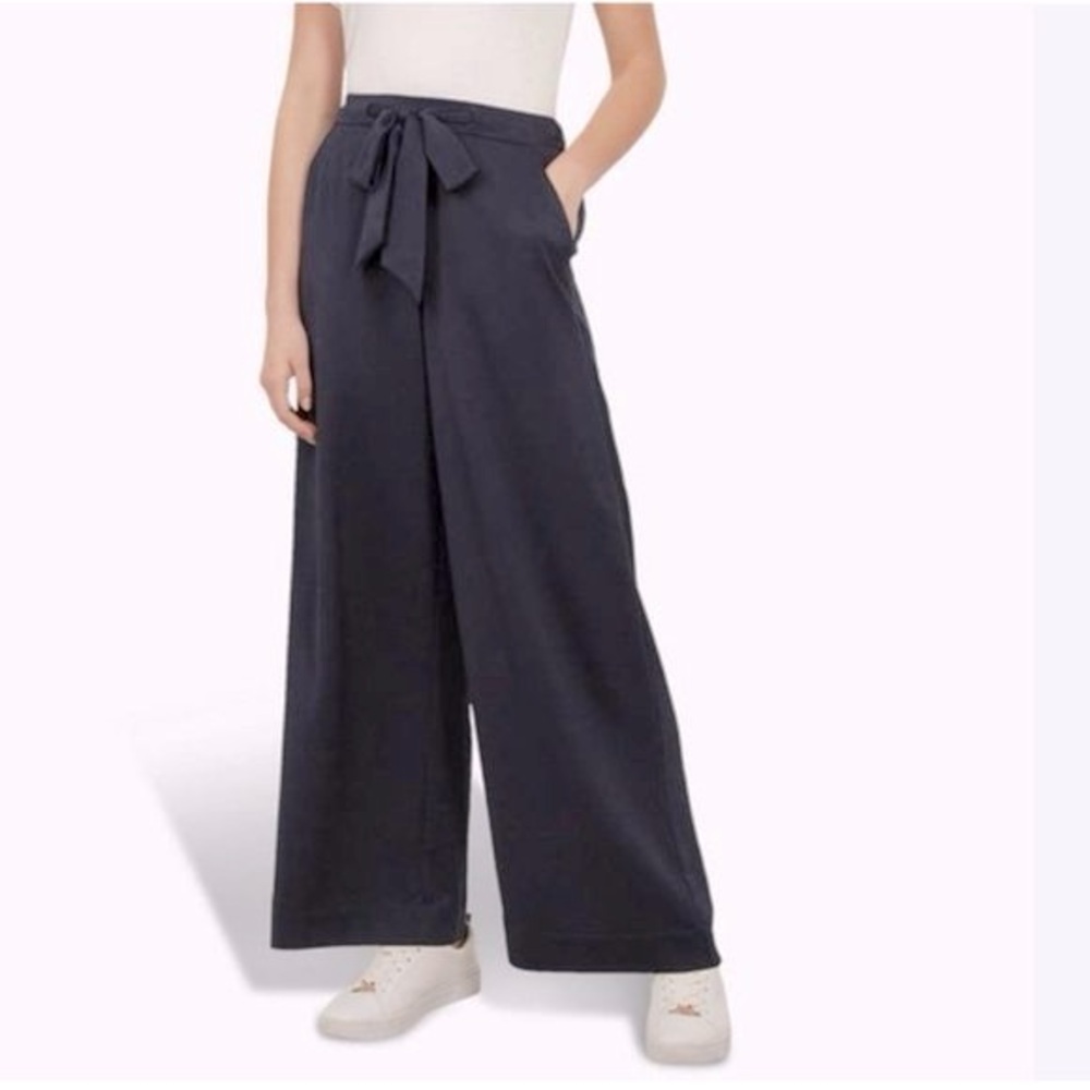 Ted Baker Wide Leg Self Tip Trousers